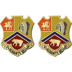 83rd Field Artillery Regiment Unit Crest (Flagrante Bello)